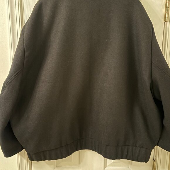 Zara Wool Blend Bomber (NWT) - Picture 3 of 5